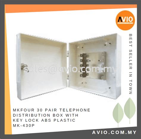 telephone distribution box malaysia|MKfour 30 Pair Telephone Distribution Box with Key .